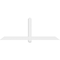 Ekena Millwork Eugene Architectural Grade PVC Gable Bracket, 72"W x 27"H x 2"D x 4"F, 9/12 Pitch GBP072X27X0204EUG00 - alternate 5